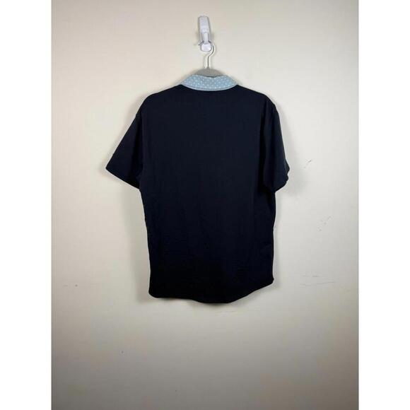 Bylt Polo Lux Polkadot Short Sleeve Golf Activewear Large - Picture 3 of 6